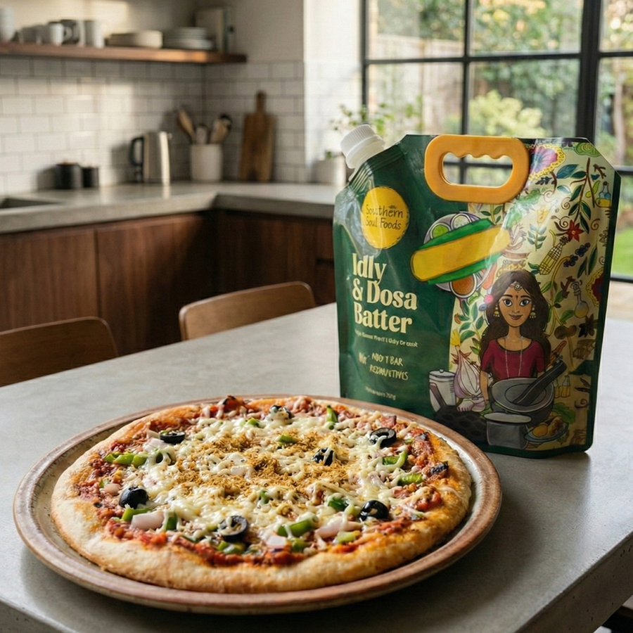Dosa Pizza (Fusion)