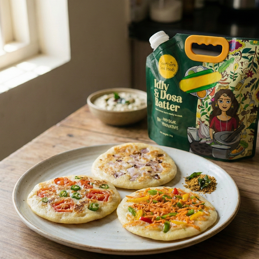 Mini Uttapam Trio