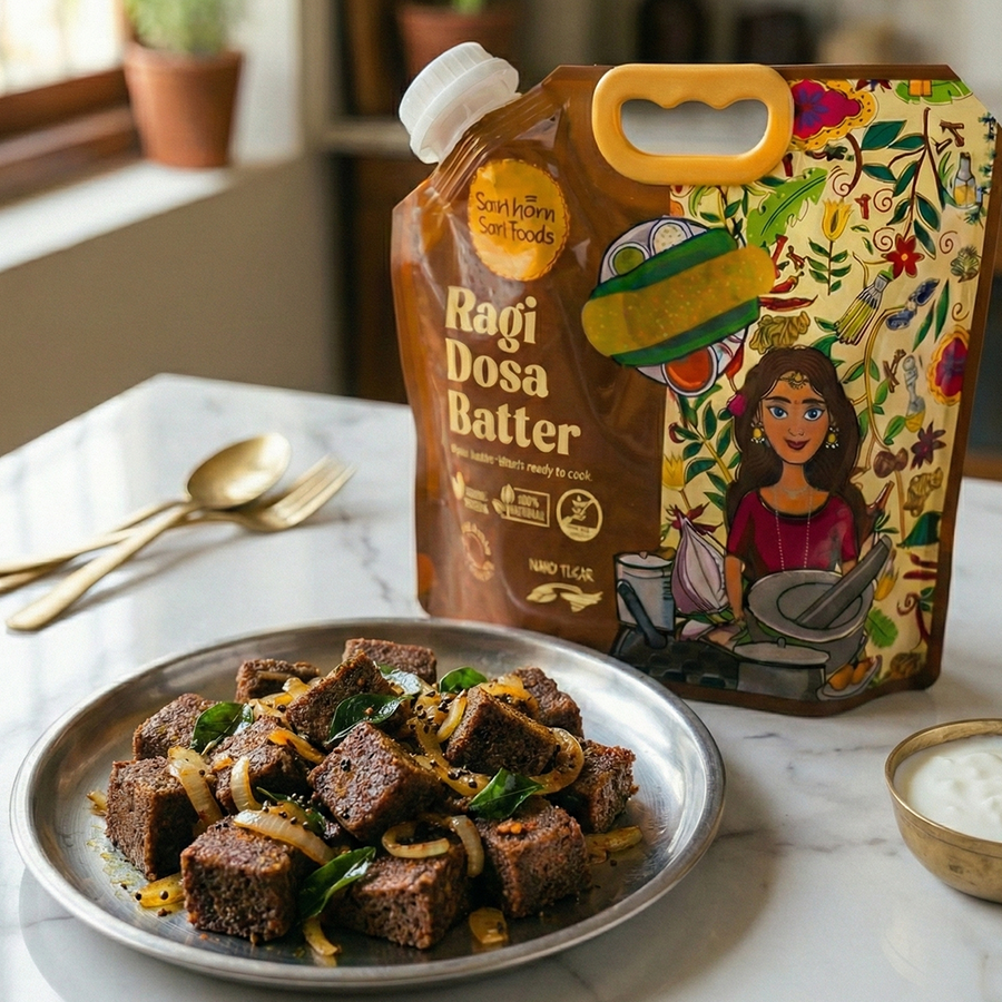 Ragi Masala Idly Stir‑Fry