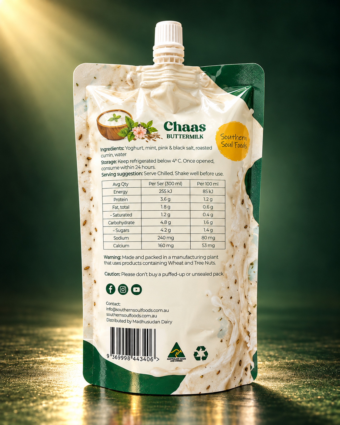 COMING SOON Chaas – Savoury Buttermilk — 300 mL